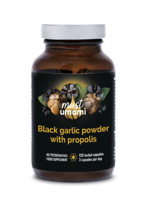 black garlic with propolis